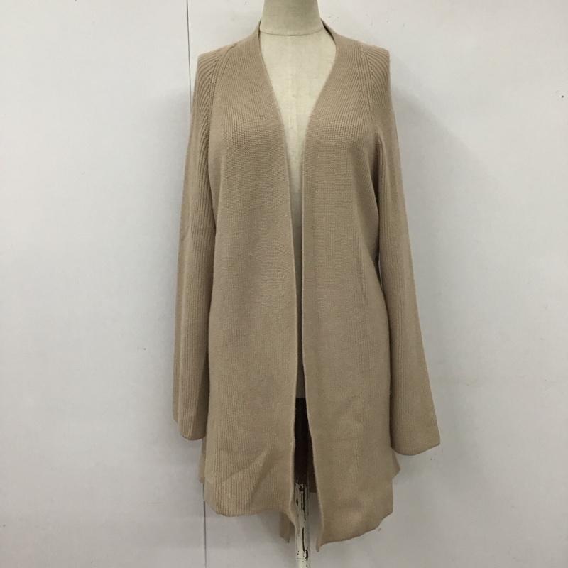 ザラ ZARA カーディガン 長袖 5536 117 711 ガウン S 無地 ベージュ / ベージュ /  レディース USED 古着 中古 10118463
