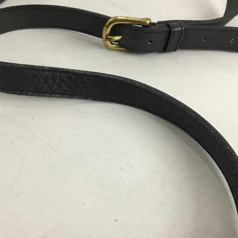 コーチ COACH ショルダーバッグ ショルダーバッグ 9948 オールドコーチ レザー 無地 黒 / ブラック /  レディース USED 古着 中古 10145483