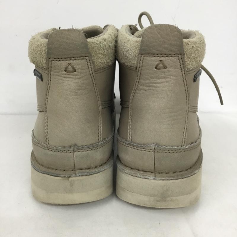 クラークス Clarks ブーツ ショートブーツ GORE TEX UK7.5 US：8.5 ワンポイント グレージュ / グレージュ /  メンズ USED 古着 中古 10130408