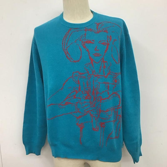 シュプリーム Supreme ニット、セーター 長袖 22SS Week6 Supreme Aeon Flux Sweater セーター S  水色 / ライトブルー /  メンズ USED 古着 中古 10106385