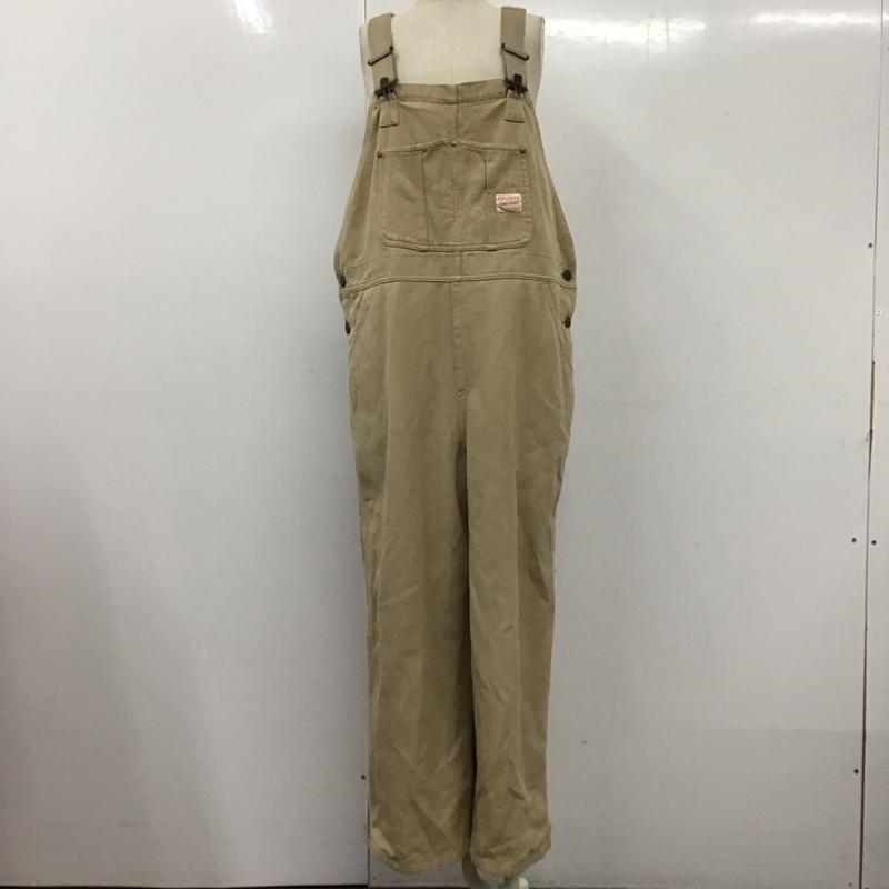 ペニーズ PENNEY S サロペット・オーバーオール サロペット、オーバーオール F19-LG-156 FREAKS STORE別注 ロゴ、文字 ベージュ / ベージュ /  レディース USED 古着 中古 10117378