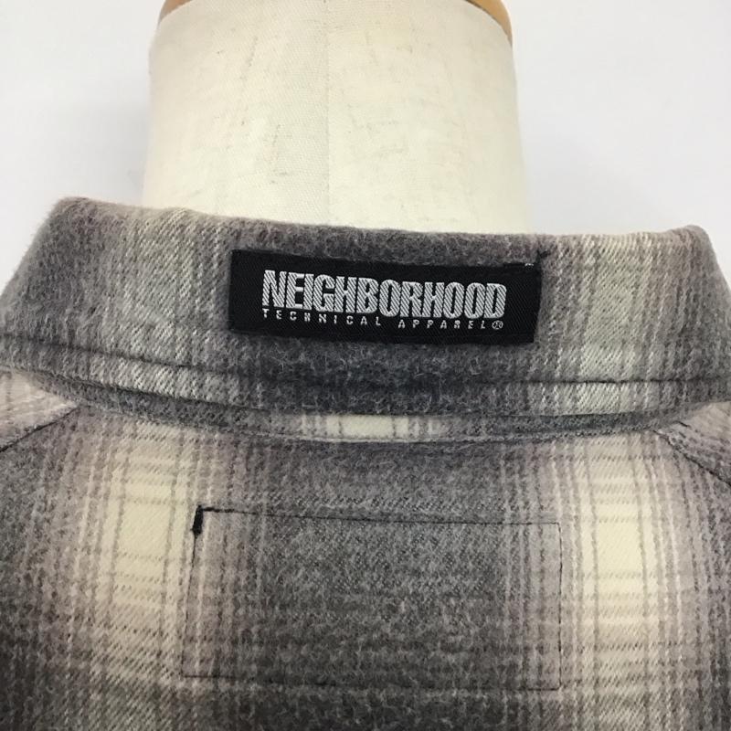 ネイバーフッド NEIGHBORHOOD ジャケット、上着 ジャケット、ブレザー ジップアップジャケット ジャンパー ジャケット カジュアルジャケット アウター S チェック 白 / ホワイト / X 黒 / ブラック /  メンズ USED 古着 中古 10124474