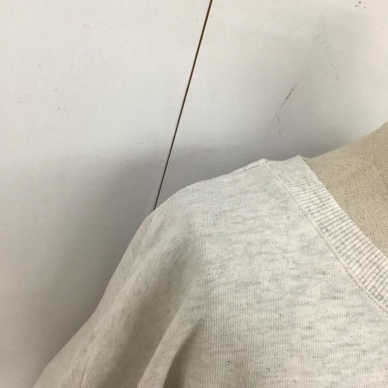 チャオパニック CIAOPANIC トレーナー 長袖 長袖トレーナー スウェット クルーネック リブスウェットカットソー ロゴ、文字 灰 / グレー /  レディース USED 古着 中古 10123746