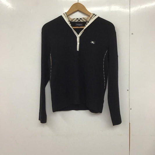 バーバリーゴルフ BURBERRY GOLF カットソー 長袖 L 無地 黒 / ブラック /  レディース USED 古着 中古 10133403