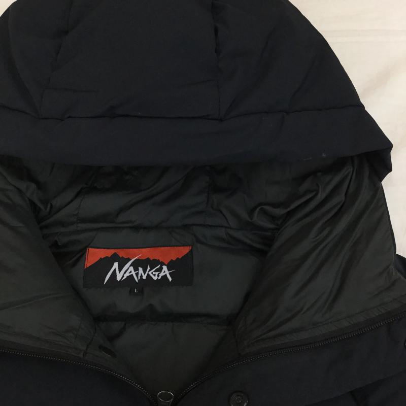 ナンガ NANGA ジャケット、上着 ダウンジャケット L 無地 黒 / ブラック /  メンズ USED 古着 中古 10138773