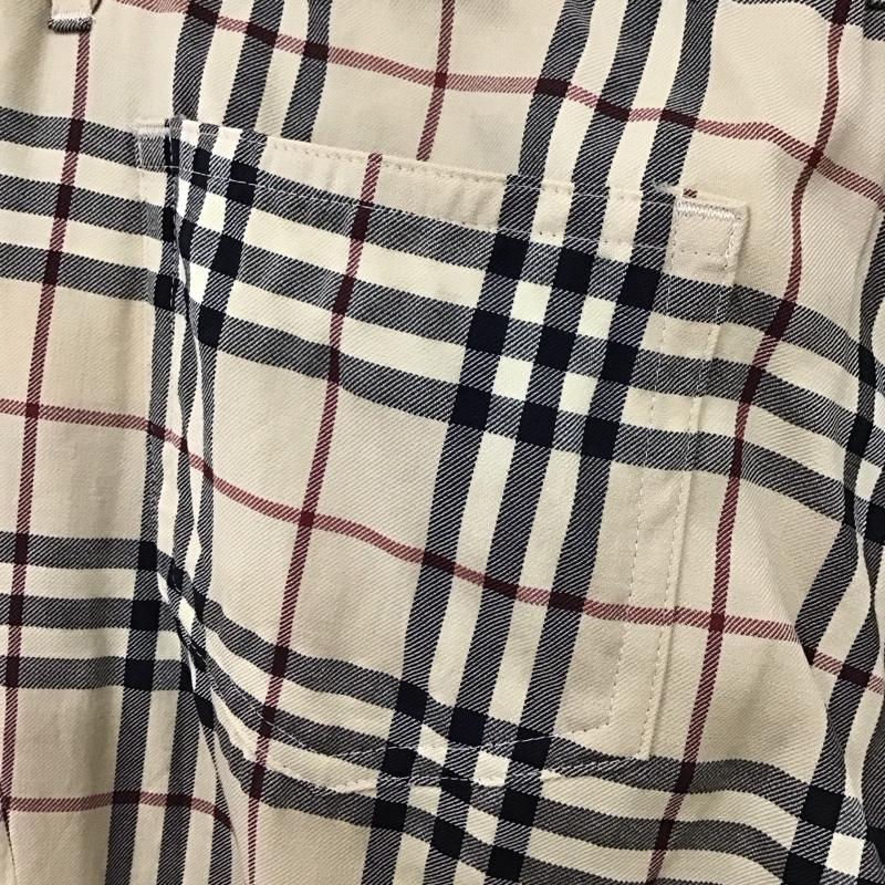 バーバリーロンドン Burberry London パンツ スラックス FQ025-038 ノバチェック ウール 40 40 チェック ベージュ / ベージュ / X 黒 / ブラック / X 赤 / レッド /  レディース USED 古着 中古 10116937