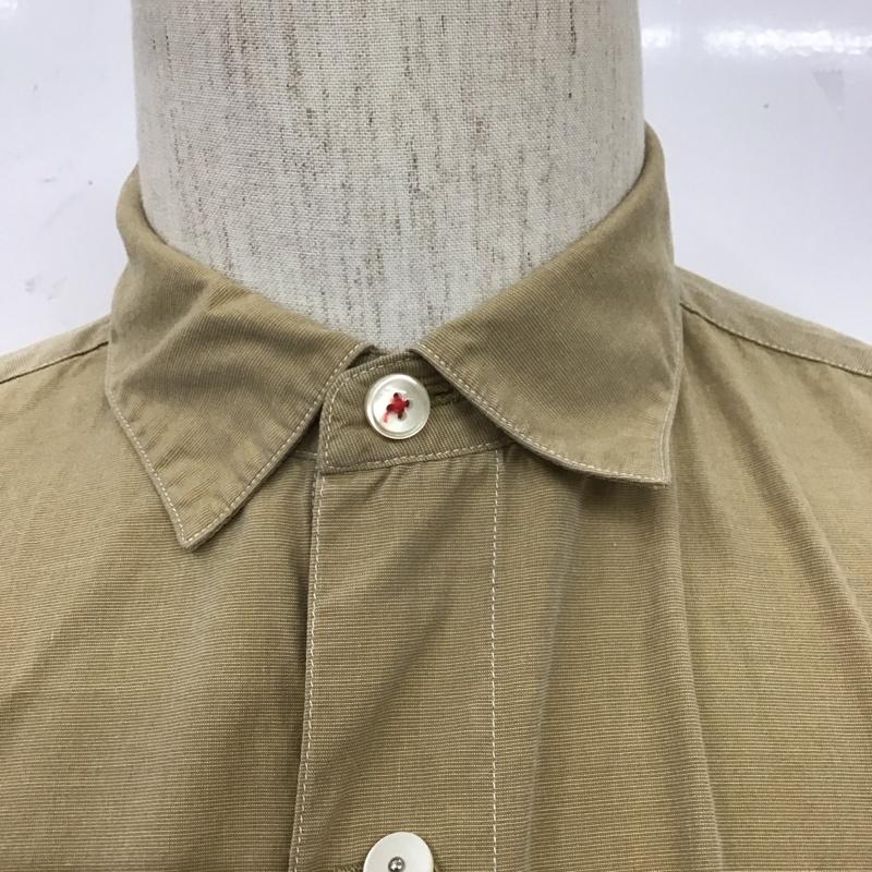 ポールスミス Paul Smith シャツ、ブラウス 長袖 長袖シャツ カラーシャツ カジュアルシャツ M 無地 ベージュ / ベージュ /  メンズ USED 古着 中古 10110439