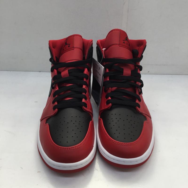 ナイキ NIKE スニーカー スニーカー NIKE AIR JORDAN1 MID 554724-660 28.0cm ロゴ、文字 赤 / レッド / X 黒 / ブラック /  メンズ USED 古着 中古 10128715