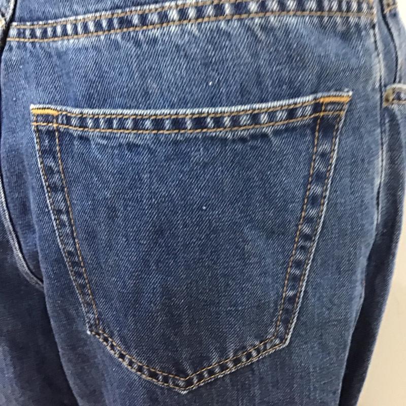 マウジー MOUSSY パンツ デニム、ジーンズ 010FSA11-0500-1 COTTON LINEN WIDE STRAIGHT 無地 青 / ブルー /  レディース USED 古着 中古 10112975