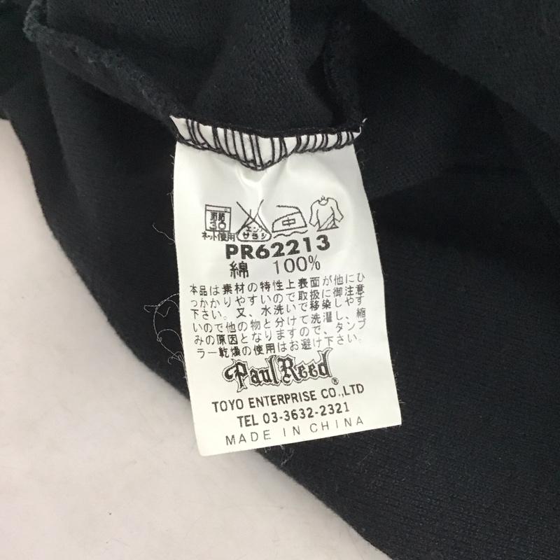 古着 USED カットソー 長袖 長袖カットソー プリントカットソー クルーネック M プリント 黒 / ブラック /  メンズ USED 古着 中古 10145655