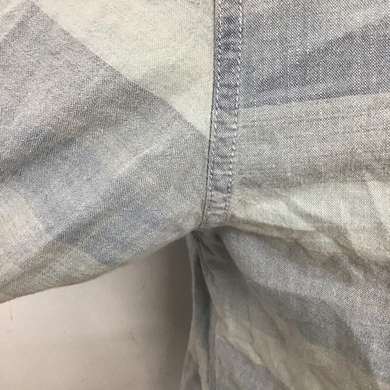 トミーヒルフィガー TOMMY HILFIGER シャツ、ブラウス 長袖 長袖シャツ ボーダーシャツ カラーシャツ ボタンダウンシャツ M ボーダー柄 インディゴ / インディゴ /  メンズ USED 古着 中古 10126229