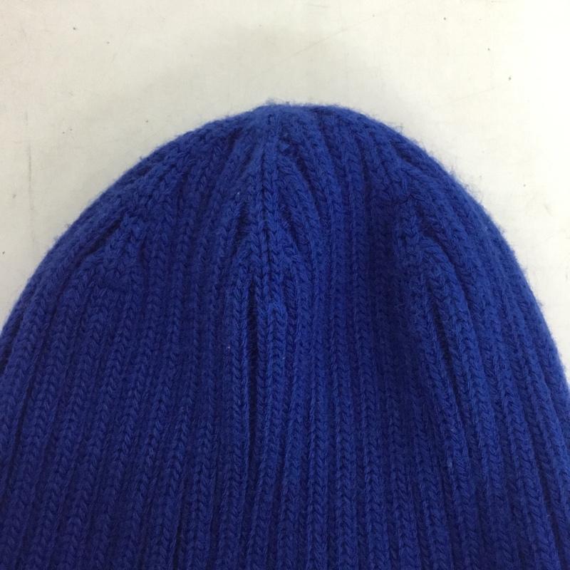 ザノースフェイス THE NORTH FACE 帽子 ニット帽 ロゴ、文字 青 / ブルー /  メンズ USED 古着 中古 10131948