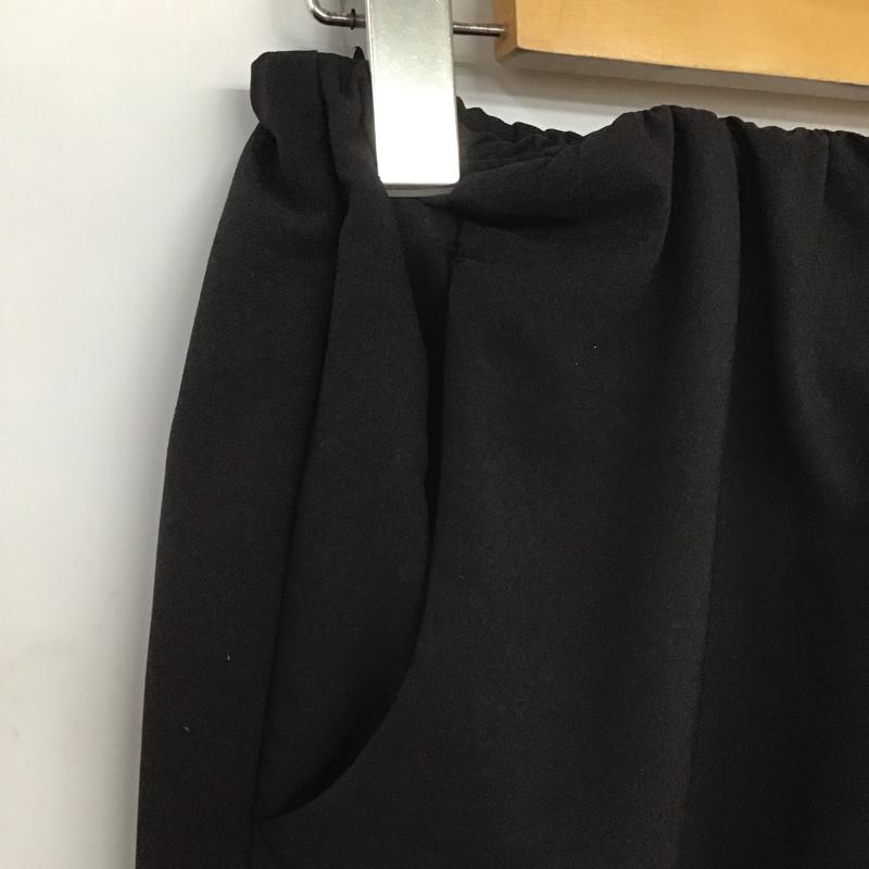 ジーナシス JEANASIS パンツ スラックス JS050136AD FREE 無地 黒 / ブラック /  レディース USED 古着 中古 10140409