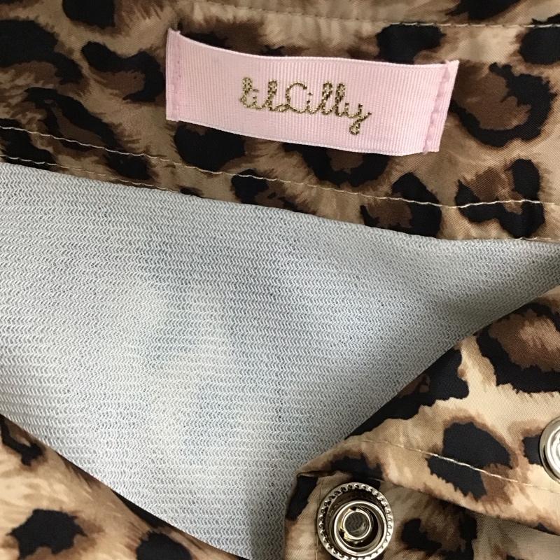 リルリリー lilLilly スカート ミニスカート L18SS-SK209 フロントボタン 台形スカート 1 ヒョウ柄・レオパード柄 マルチカラー / マルチカラー /  レディース USED 古着 中古 10114790