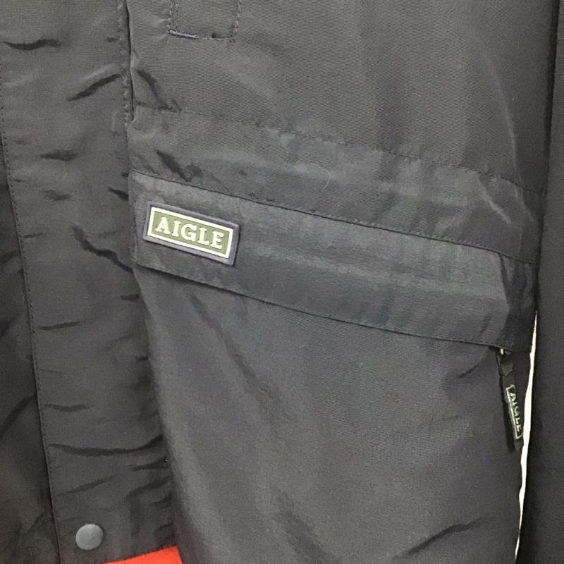 エーグル AIGLE ジャケット、上着 ジャケット、ブレザー 8504-93401 ナイロンジャケット ジップアップジャケット アウター S ロゴ、文字 紺 / ネイビー /  メンズ USED 古着 中古 10136131