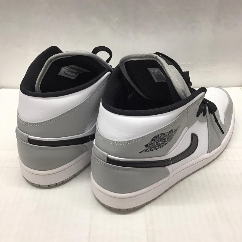 ナイキ NIKE スニーカー スニーカー 554724-092 AIR JORDAN 1 MID 29cm 箱有 29.0cm ロゴ、文字 白 / ホワイト / X 灰 / グレー / X 黒 / ブラック /  メンズ USED 古着 中古 10118202