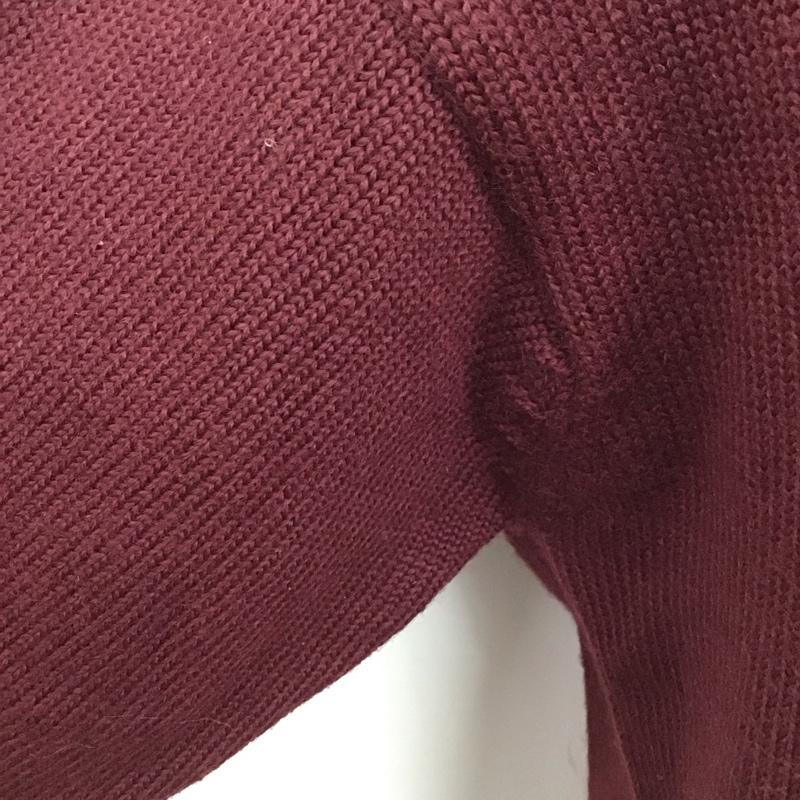 マックレガー McGREGOR ニット、セーター 長袖 M 無地 えんじ / ワインレッド /  メンズ USED 古着 中古 10111694