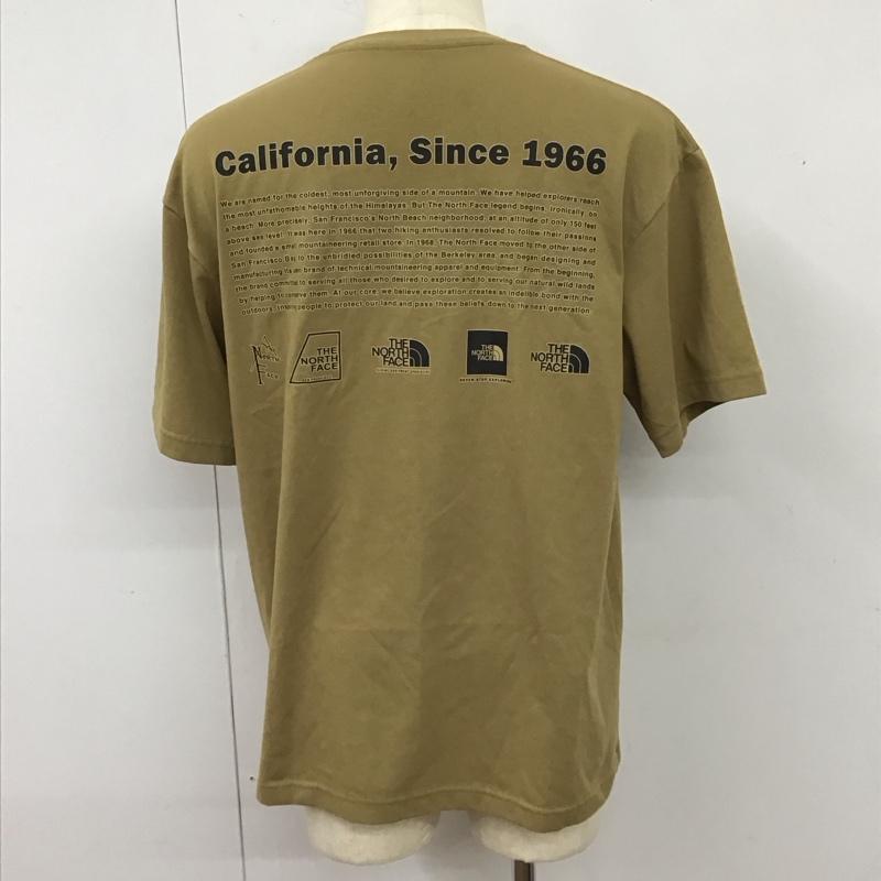 ザノースフェイス THE NORTH FACE Tシャツ 半袖 NT32332 ショートスリーブヒストリカルロゴティー XL ロゴ、文字 ベージュ / ベージュ /  メンズ USED 古着 中古 10116516