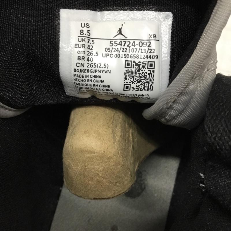 ナイキ NIKE スニーカー スニーカー 554724 092 AIR JORDAN 1 MID 26.5cm 箱有 26.5cm ロゴ、文字 白 / ホワイト / X 黒 / ブラック / X 灰 / グレー /  メンズ USED 古着 中古 10108438