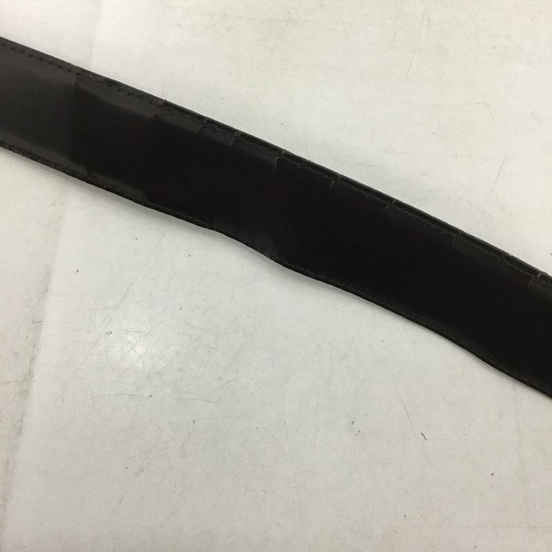 グッチ GUCCI ベルト・バックル ベルト 無地 黒 / ブラック /  メンズ USED 古着 中古 10138020
