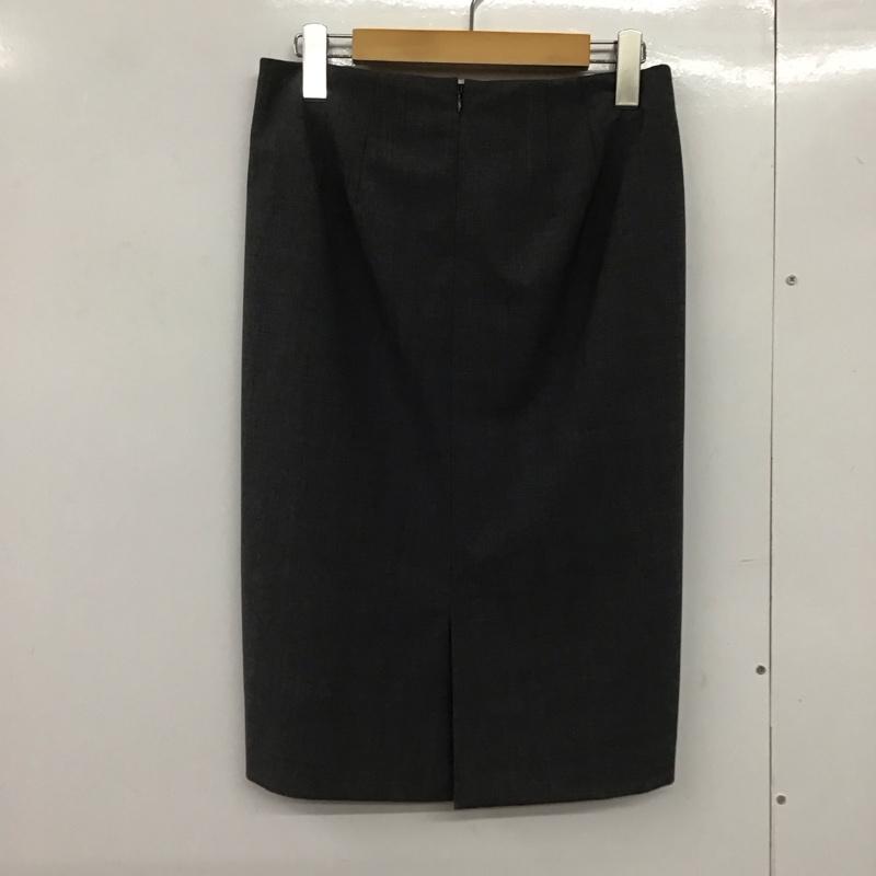 セオリー theory スカート ひざ丈スカート 2 無地 灰 / グレー /  レディース USED 古着 中古 10142916