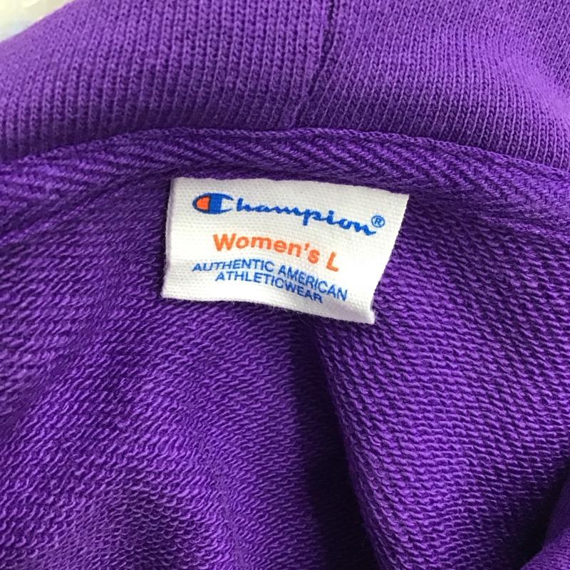 チャンピオン Champion パーカー 長袖 長袖パーカー プルオーバーパーカー プリントスウェット トレーナー L ロゴ、文字 マルチカラー / マルチカラー /  メンズ USED 古着 中古 10123789