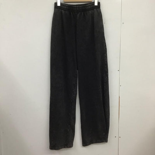ザラ ZARA ボトムス ボトムス 6050/043/807 ウォッシュ加工キャロットパンツ タグ付 M 無地 黒 / ブラック /  レディース USED 古着 中古 10149045
