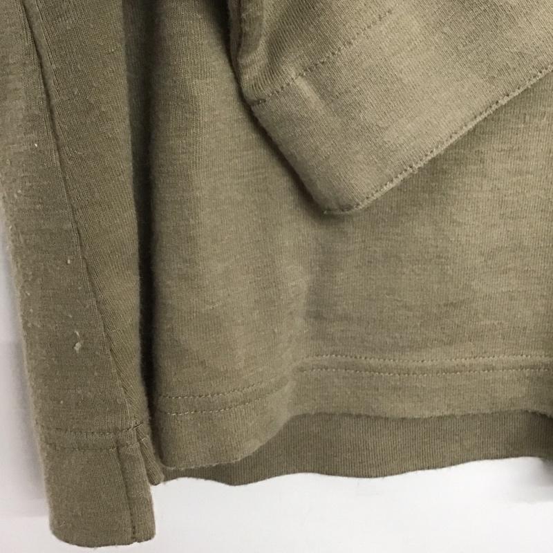 バーバリーブルーレーベル BURBERRY BLUE LABEL カットソー 長袖 38 プリント X ロゴ、文字 ベージュ / ベージュ /  レディース USED 古着 中古 10151201