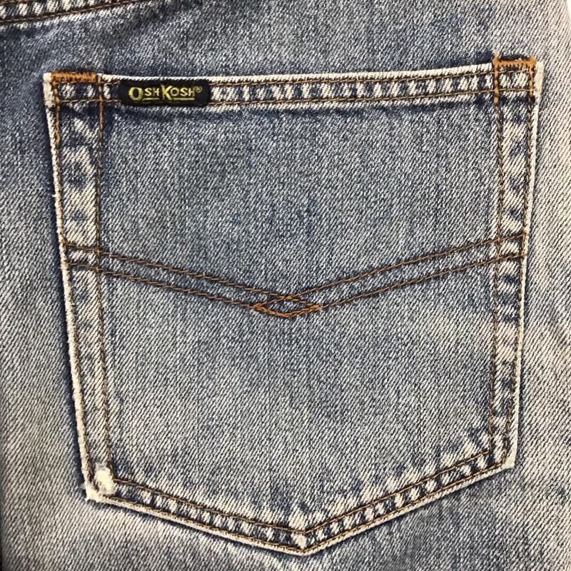 オシュコシュ OSHKOSH パンツ デニム、ジーンズ デニムパンツ ワイドパンツ カジュアルパンツ 32インチ 無地 インディゴ / インディゴ /  メンズ USED 古着 中古 10129274