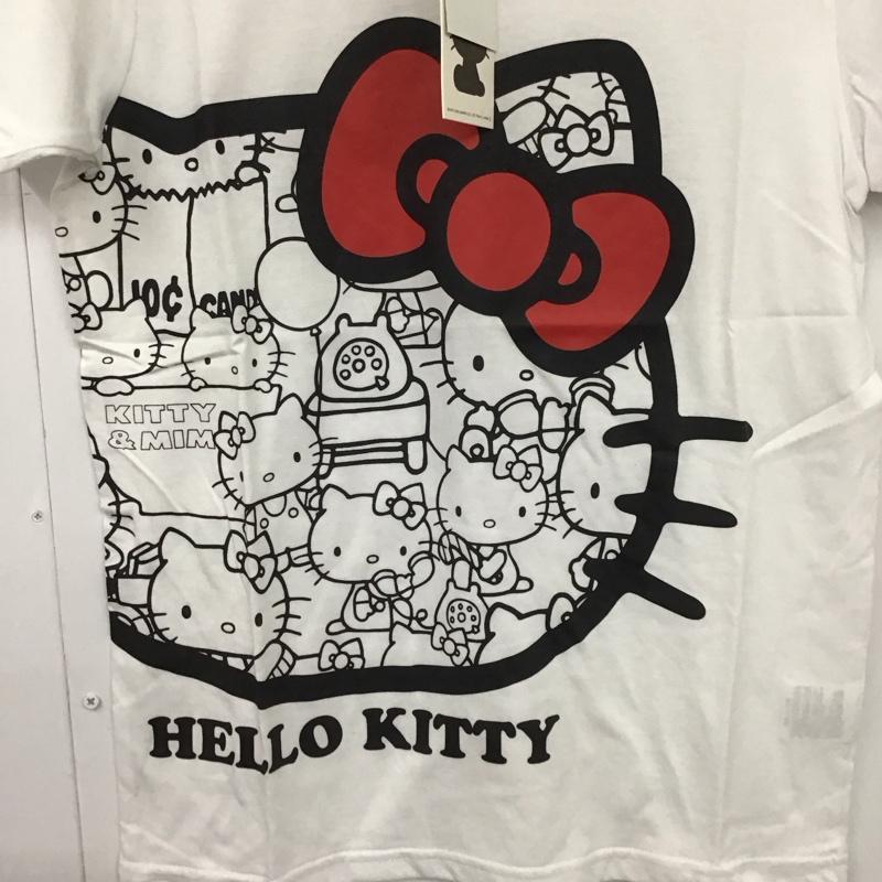 古着 USED Tシャツ 半袖 ハローキティ M キャラクター X プリント 白 / ホワイト /  レディース USED 古着 中古 10147669