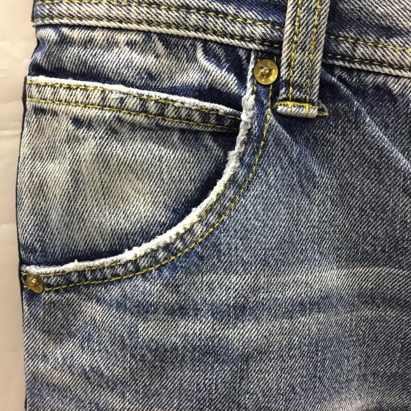 ロデオクラウンズ Rodeo Crowns パンツ デニム、ジーンズ 420ASR12-0310-15 dualパンツ S 無地 青 / ブルー / X 紺 / ネイビー /  レディース USED 古着 中古 10112270