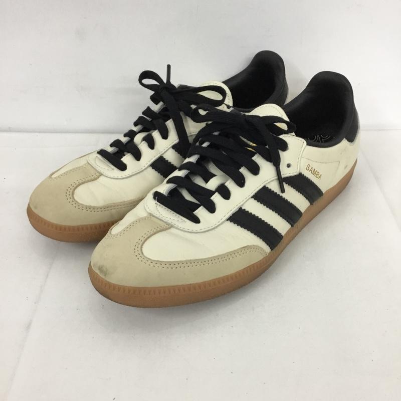 アディダス adidas スニーカー スニーカー ID0478 Samba OG 26.5cm 26.5cm ロゴ、文字 アイボリー / アイボリー / X 黒 / ブラック /  メンズ USED 古着 中古 10128973