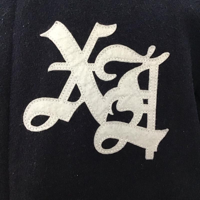 エクストララージ XLARGE ジャケット、上着 ジャケット、ブレザー カラージャケット カジュアルジャケット アウター M ロゴ、文字 紺 / ネイビー /  メンズ USED 古着 中古 10123123