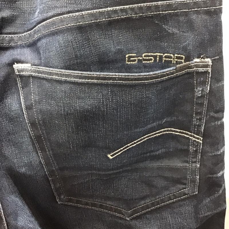 ジースターロゥ G-STAR RAW パンツ デニム、ジーンズ スリムパンツ カジュアルパンツ ジーンズ 32インチ 無地 インディゴ / インディゴ /  メンズ USED 古着 中古 10117442