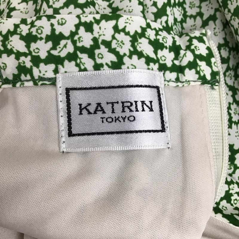 カーラ バイ カトリーントーキョー Cara by Katrin TOKYO スカート ロングスカート ロングスカート フレアスカート プリントスカート FREE 花柄 緑 / グリーン /  レディース USED 古着 中古 10115178