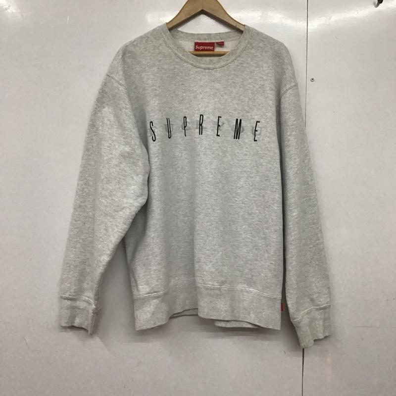 シュプリーム Supreme トレーナー 長袖 Fuck You Crewneck L 無地 X ロゴ、文字 灰 / グレー /  メンズ USED 古着 中古 10142994