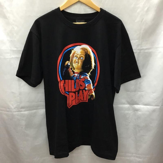 古着 USED Tシャツ 半袖 半袖カットソー プリントTシャツ クルーネックカットソー バンドTシャツ L プリント 黒 / ブラック /  メンズ USED 古着 中古 10106918