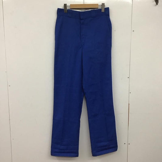 ディッキーズ Dickies パンツ ワークパンツ、ペインターパンツ ワークパンツ ワイドパンツ カジュアルパンツ 30インチ 無地 青 / ブルー /  メンズ USED 古着 中古 10139655