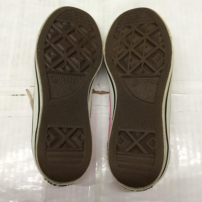 コンバース CONVERSE スニーカー スニーカー 1B318 オールスター 24.5cm 24.5cm ロゴ、文字 桃 / ピンク /  レディース USED 古着 中古 10118780