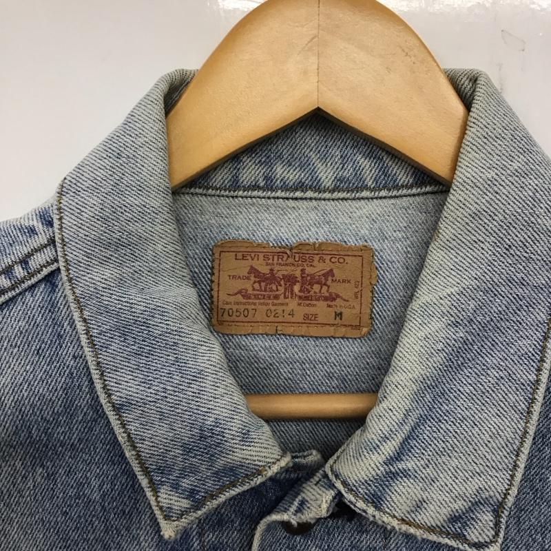 リーバイストラウスアンドコー Levi Strauss & co. ジャケット、上着 ジャケット、ブレザー デニムジャケット Gジャン アウター カジュアルジャケット M 無地 インディゴ / インディゴ /  メンズ USED 古着 中古 10137658