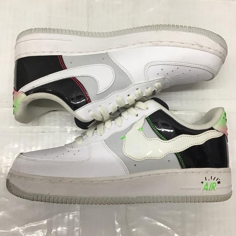 ナイキ NIKE スニーカー スニーカー DV1229-111 AIR FORCE 1 07 LV8 27.5cm 箱有 27.5cm ロゴ、文字 白 / ホワイト / X 黒 / ブラック /  メンズ USED 古着 中古 10118139