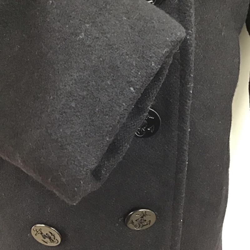 ショット schott コート ピーコート 740 36 無地 紺 / ネイビー /  メンズ USED 古着 中古 10119116