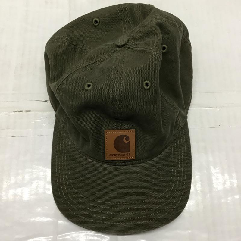 カーハート Carhartt 帽子 キャップ 100289 301 ODESSA CAP コットン ロゴ、文字 カーキ / カーキ /  メンズ USED 古着 中古 10118907