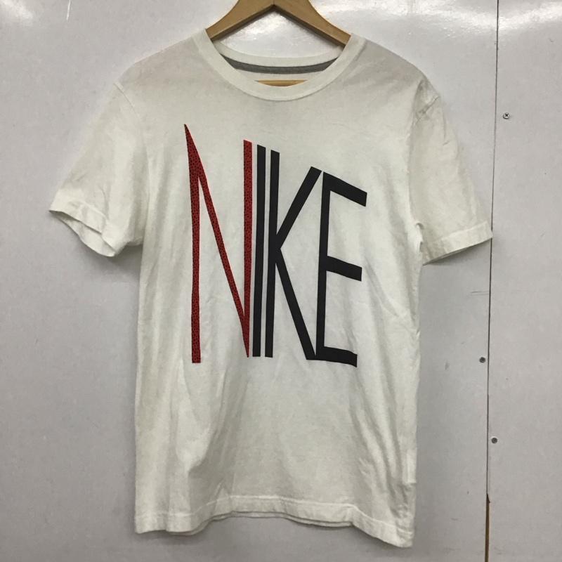 ナイキ NIKE Tシャツ 半袖 611920-100 半袖カットソー プリントTシャツ クルーネックカットソー M ロゴ、文字 白 / ホワイト /  メンズ USED 古着 中古 10147059