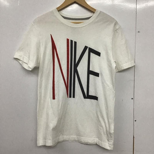 ナイキ NIKE Tシャツ 半袖 611920-100 半袖カットソー プリントTシャツ クルーネックカットソー M ロゴ、文字 白 / ホワイト /  メンズ USED 古着 中古 10147059