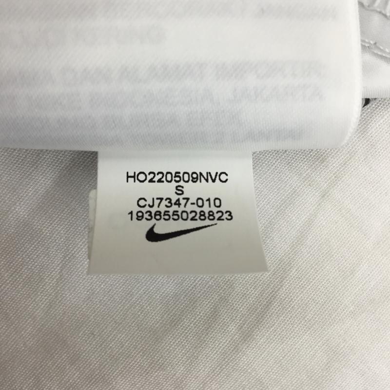 ナイキ NIKE パンツ ワークパンツ、ペインターパンツ CJ7347-010 スポーツウェア ウーブンパンツ ウインドパンツ S ロゴ、文字 白 / ホワイト / X 黒 / ブラック /  レディース USED 古着 中古 10130217