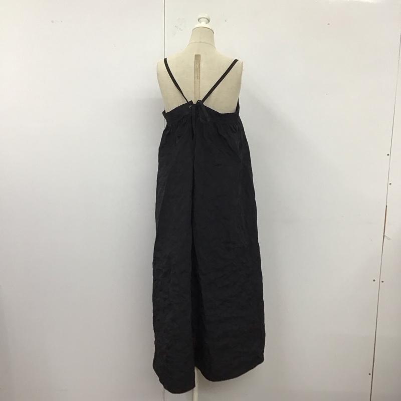 ニコアンド niko and... ワンピース ロングスカート FREE 無地 黒 / ブラック /  レディース USED 古着 中古 10121209