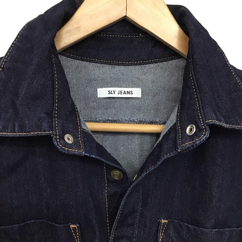 スライジーンズ SLY JEANS ワンピース・ドレス・オールインワン ワンピース・ドレス・オールインワン 030DAY13-1470 ジャンプスーツ デニム オールインワン 長袖 0 無地 インディゴ / インディゴ /  レディース USED 古着 中古 10142243