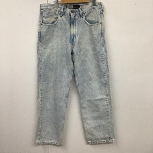 リーバイス Levi s パンツ デニム、ジーンズ 34インチ 無地 水色 / ライトブルー /  メンズ USED 古着 中古 10128333
