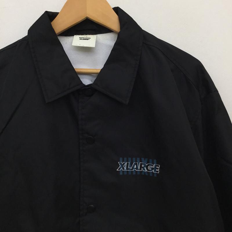エクストララージ XLARGE ジャケット、上着 ジャケット、ブレザー L ロゴ、文字 黒 / ブラック /  メンズ USED 古着 中古 10137327